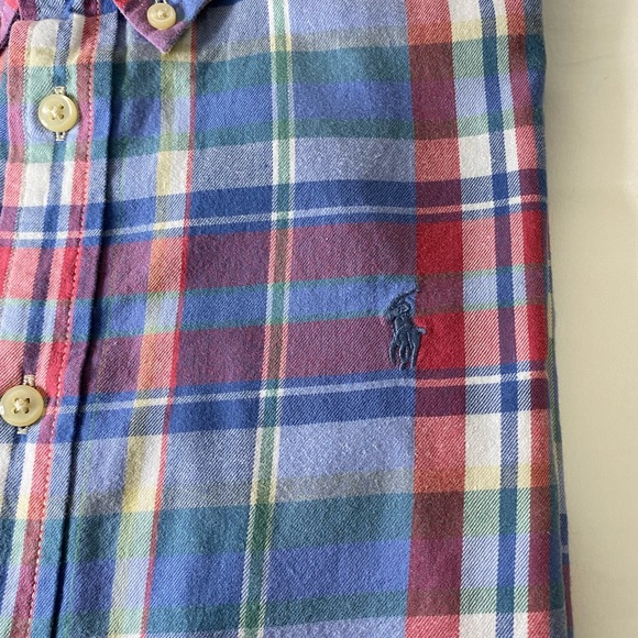 Ralph Lauren Plaid Cotton Oxford Shirt
Size: L 14-16
100% Cotton - Picture 3 of 5
